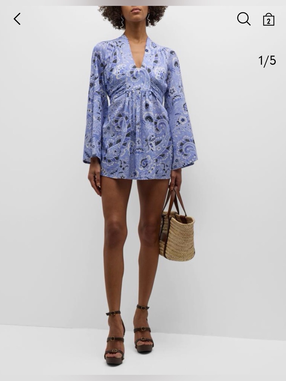 💙 ETRO Paisley Print Sun Dress Cover Up 💙